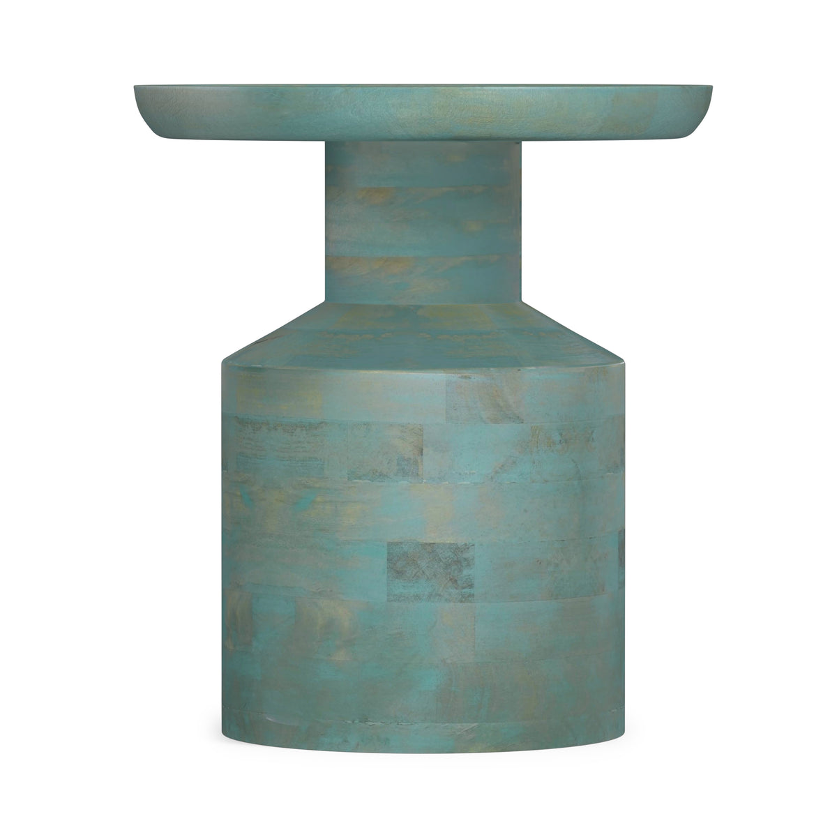 Teal Wash | Haynes Wooden Accent Table in Mango