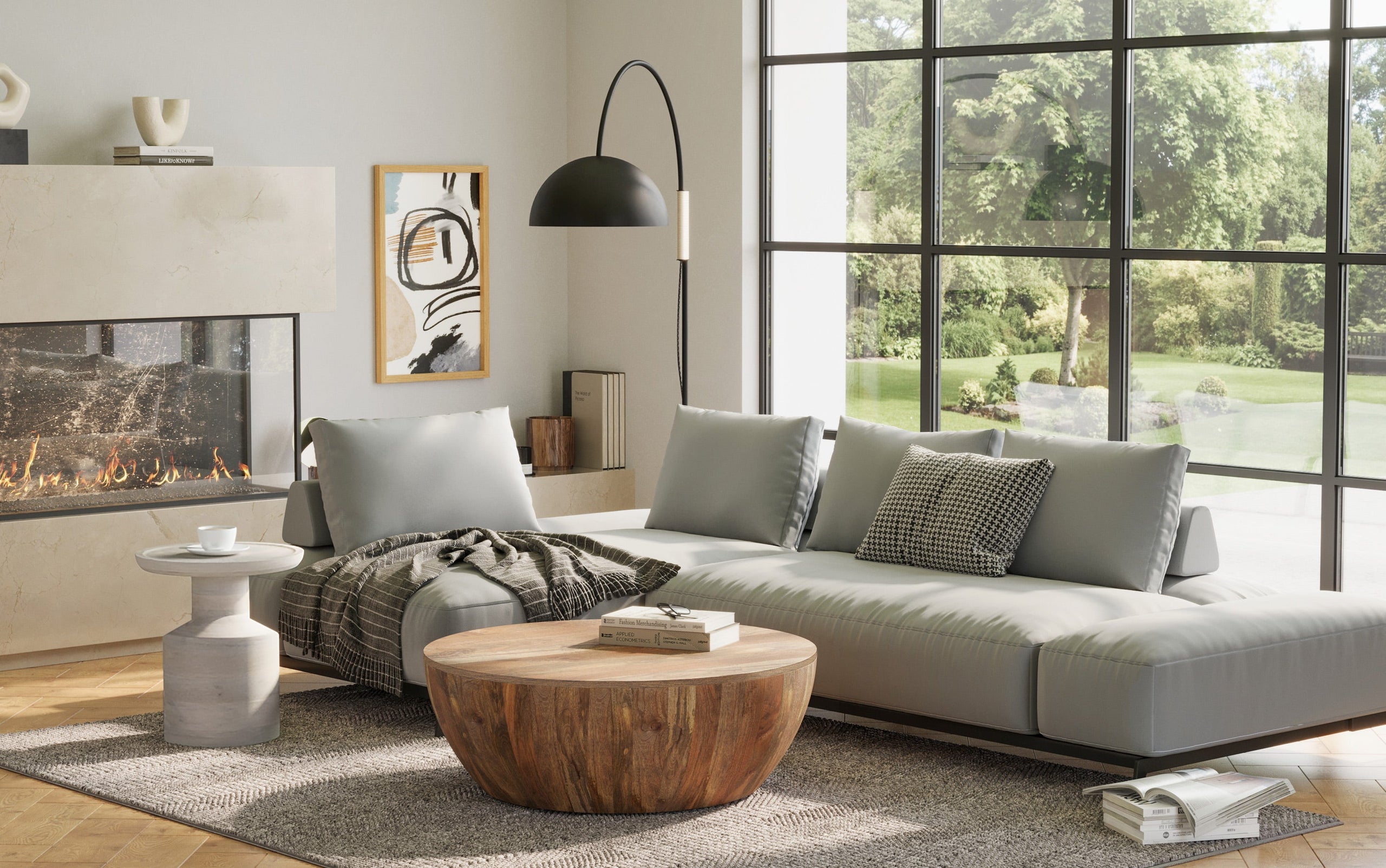 White Wash | Haynes Wooden Accent Table