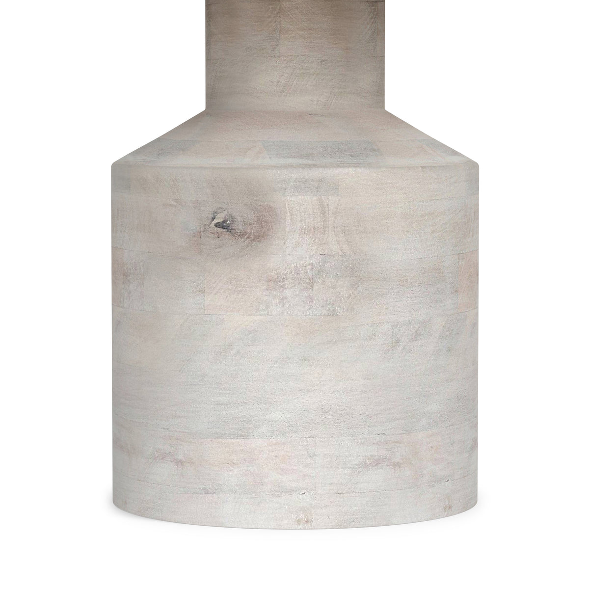 White Wash | Haynes Wooden Accent Table in Mango