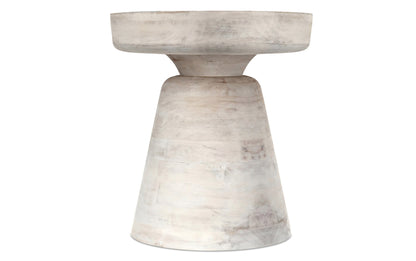 Distressed White Wash | Robbie Accent Table