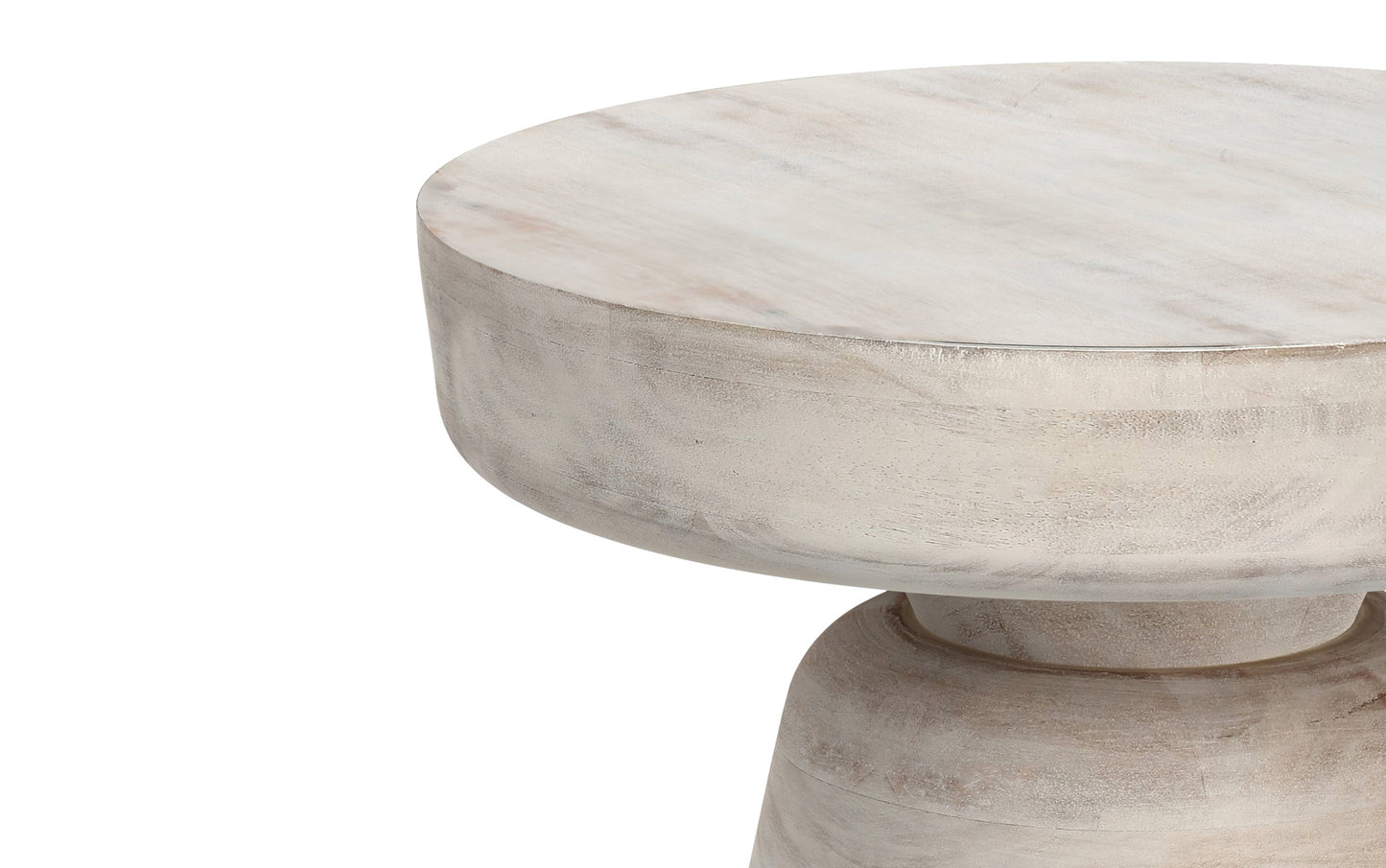 Distressed White Wash | Robbie Accent Table