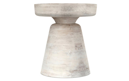 Distressed White Wash | Robbie Accent Table