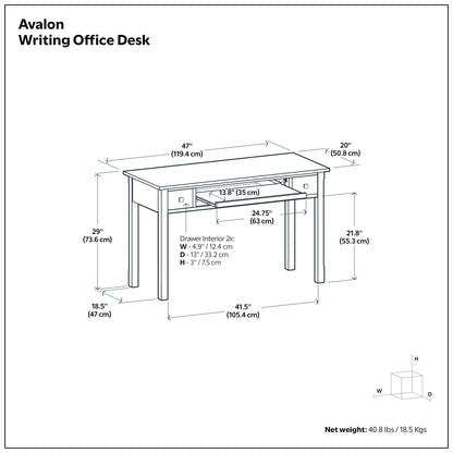 Brunette Brown | Avalon Desk