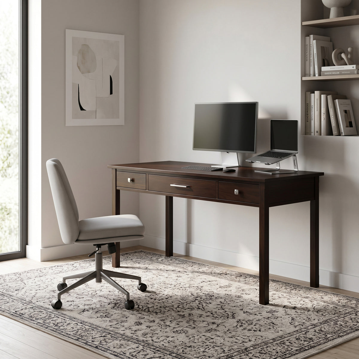 Brunette Brown | Avalon Large Desk