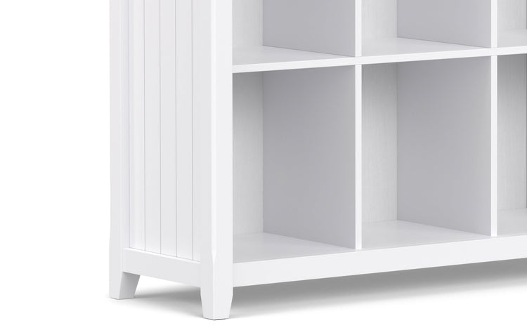 White | Acadian 9 Cube Bookcase