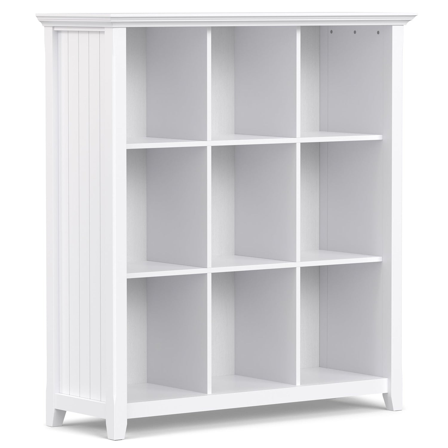 White | Acadian Nine Cube Bookcase & Storage Unit