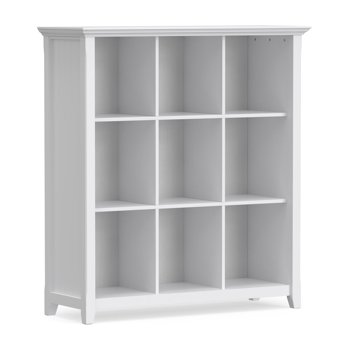 White | Acadian 9 Cube Bookcase