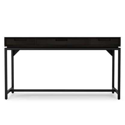 Hickory Brown Solid Wood - Rubberwood | Banting Mid Century Desk