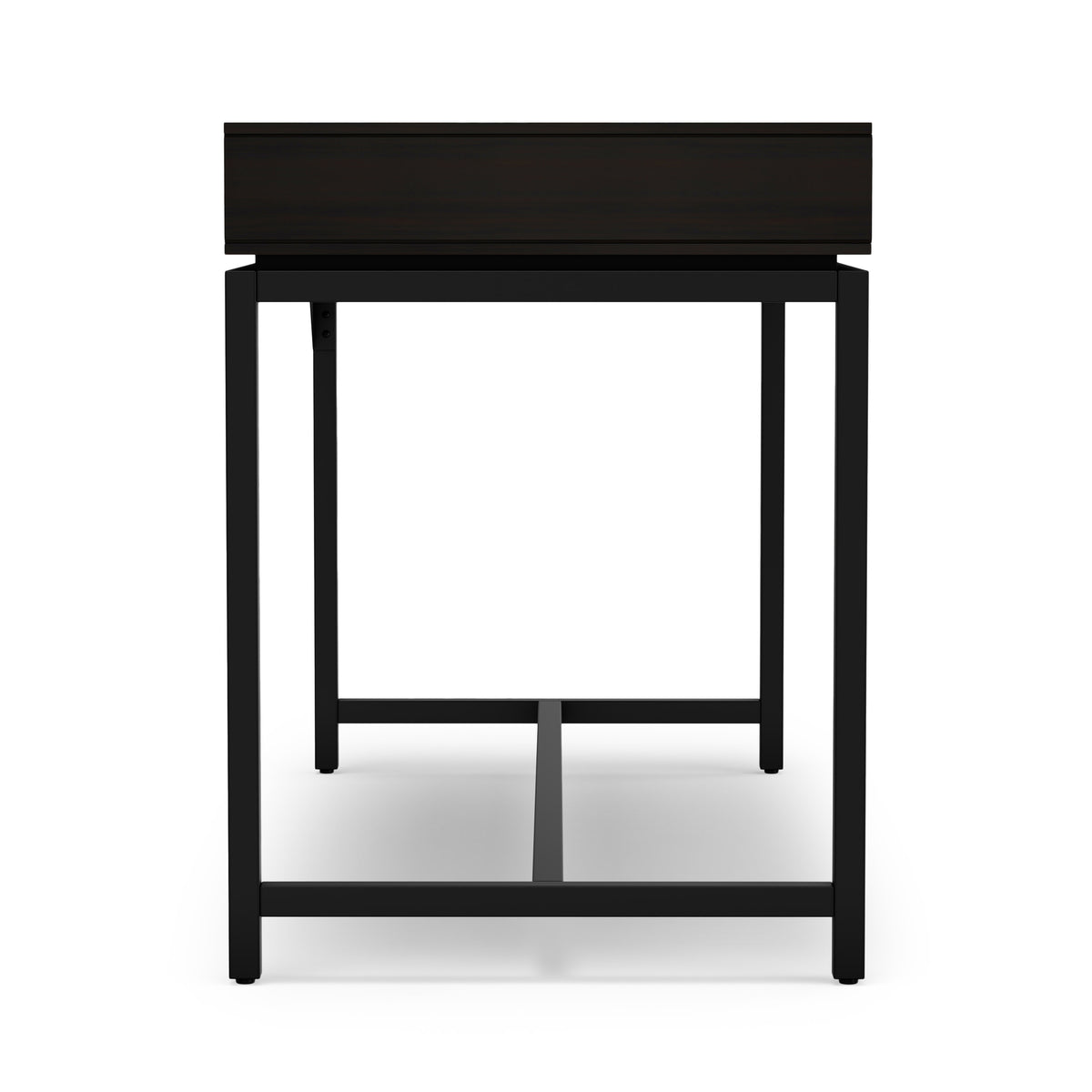 Hickory Brown Solid Wood - Rubberwood | Banting Mid Century Desk