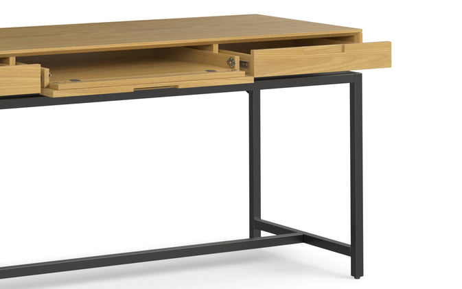 Oak Oak | Banting Mid Century Wide Desk