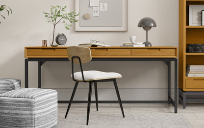 Oak Oak | Banting Mid Century Wide Desk