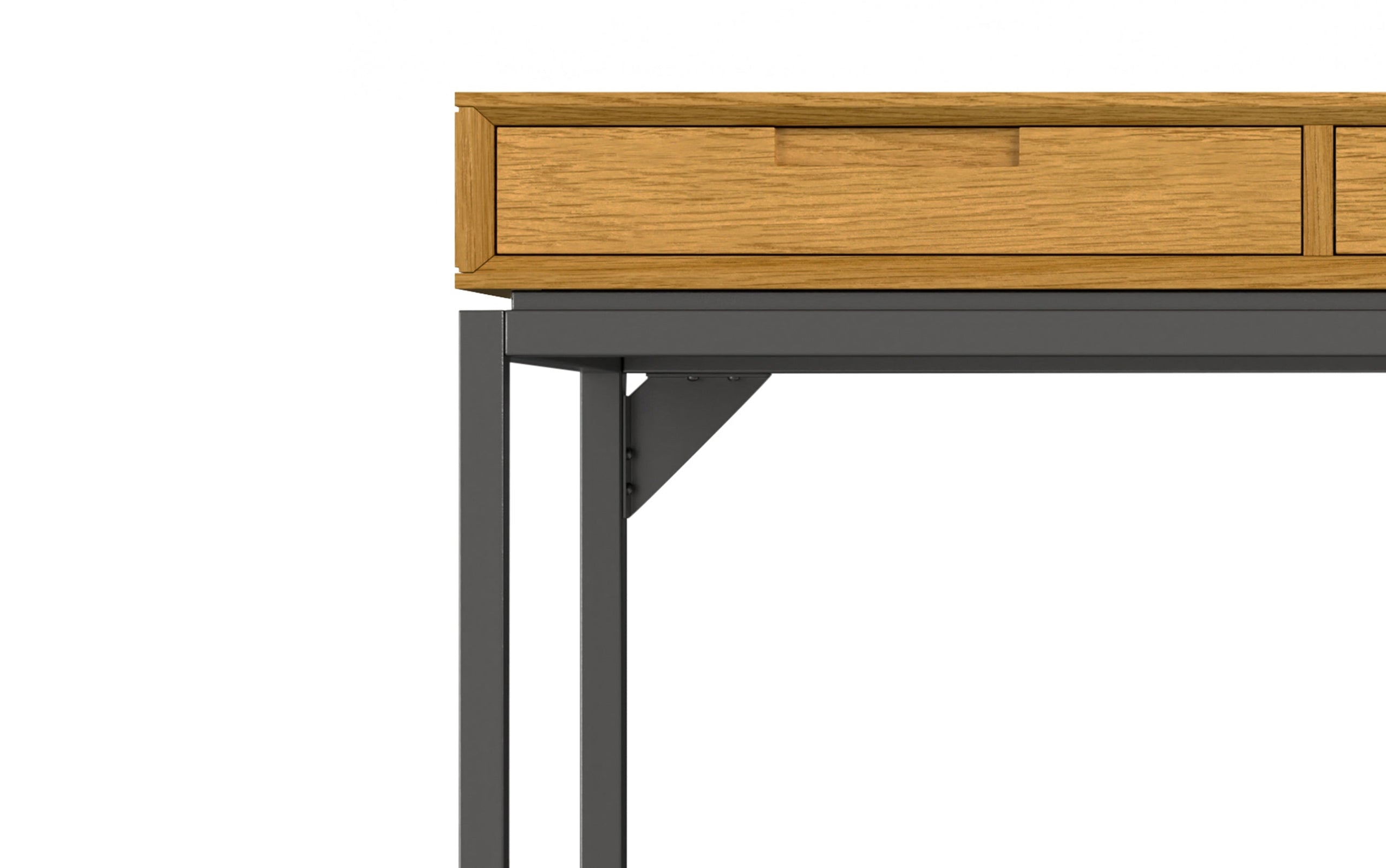 Oak Oak | Banting Mid Century Wide Desk