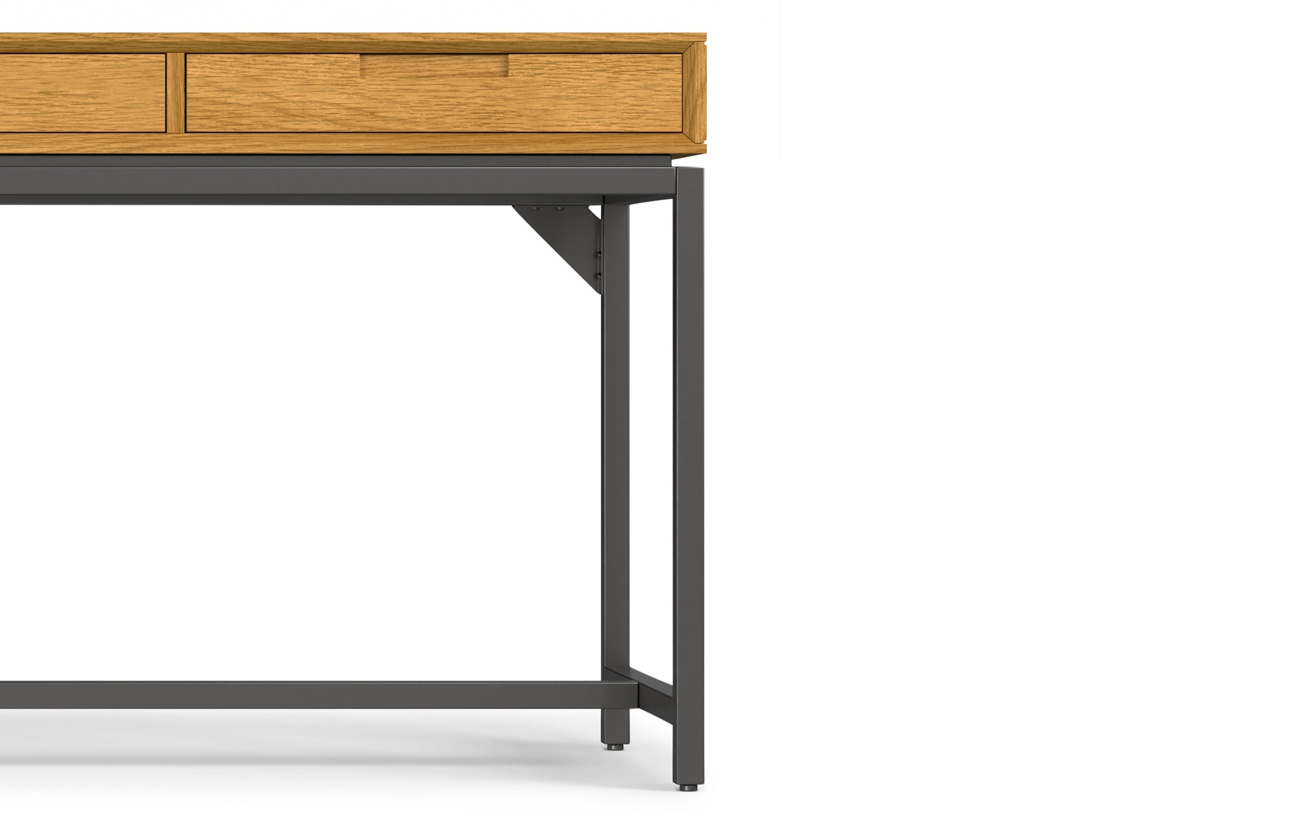 Oak Oak | Banting Mid Century Wide Desk