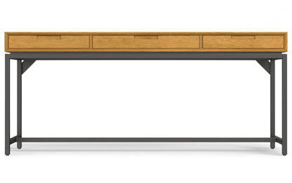 Oak Oak | Banting Mid Century Wide Desk