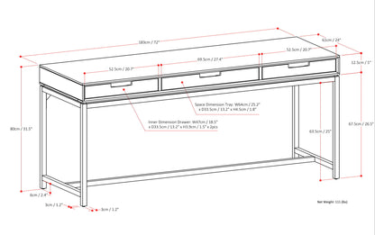 Oak Oak | Banting Mid Century Wide Desk