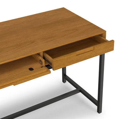 Oak Oak | Banting Mid Century Wide Desk in Oak