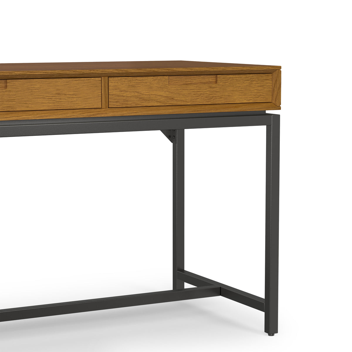 Oak Oak | Banting Mid Century Wide Desk in Oak
