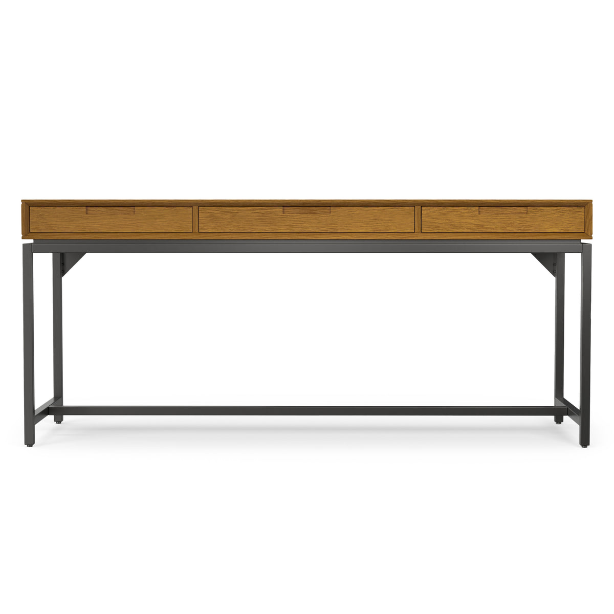 Oak Oak | Banting Mid Century Wide Desk in Oak