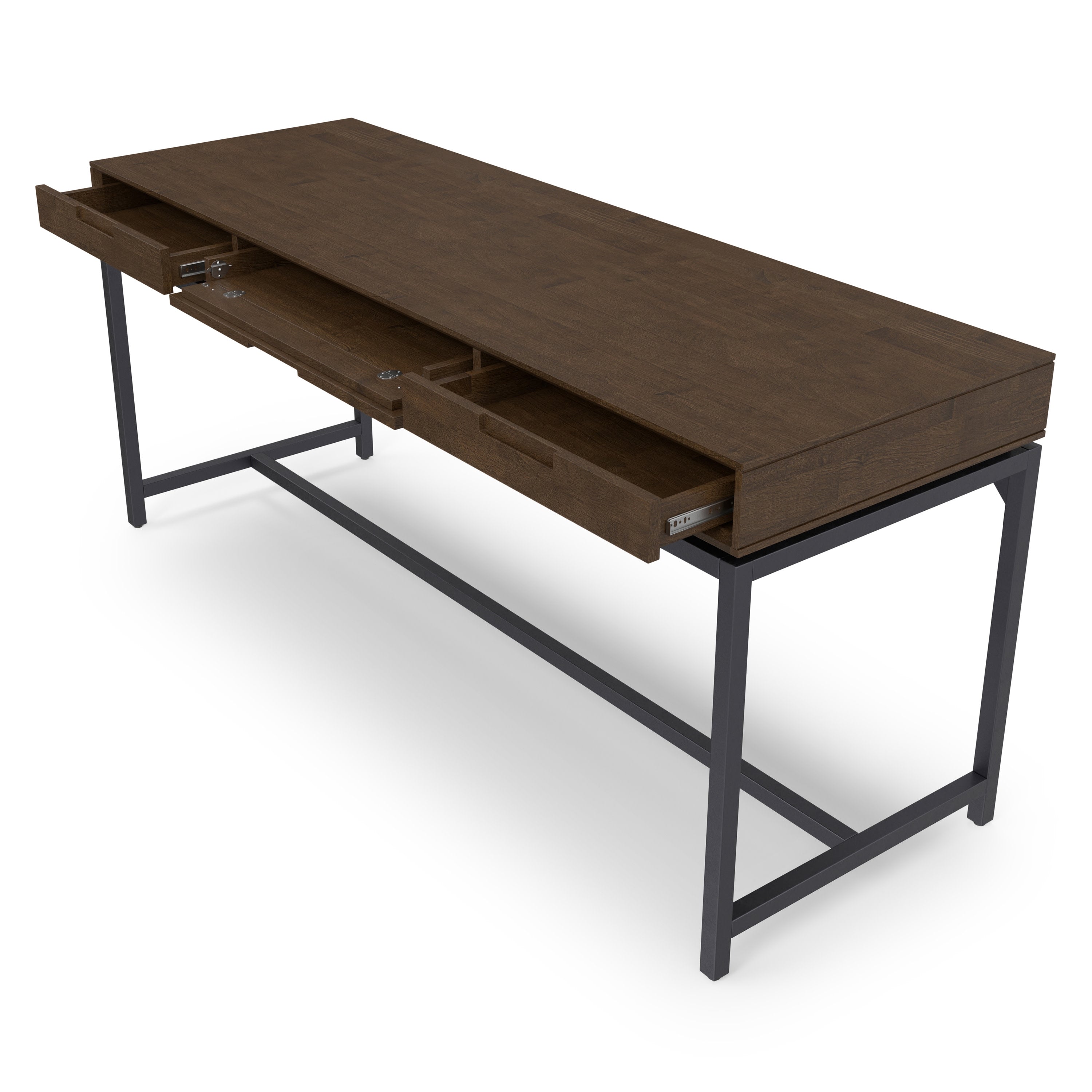 Mid Century Wide Desk | Banting Mid Century Wide Desk – Simpli Home