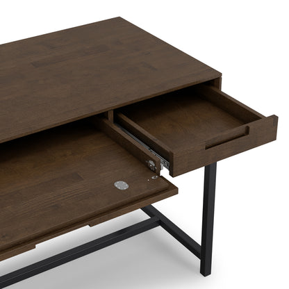 Walnut Brown Solid Wood - Rubberwood | Banting Mid Century Desk