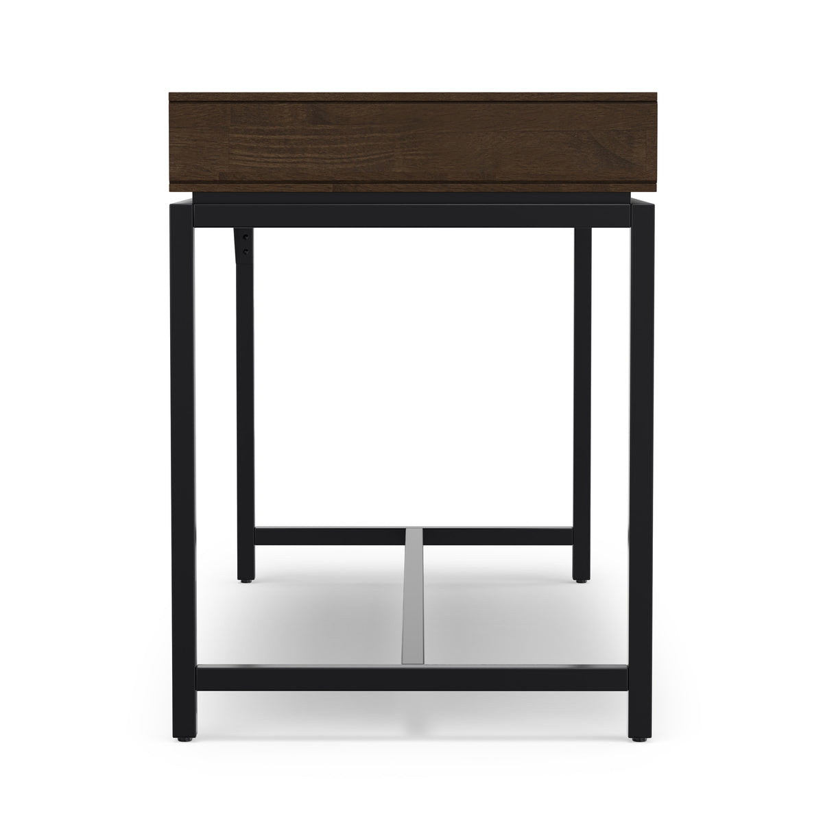 Walnut Brown Solid Wood - Rubberwood | Banting Mid Century Desk