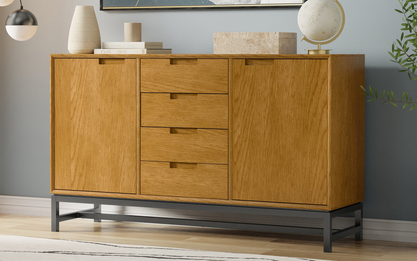 Oak Veneer Oak | Banting Buffet in Oak