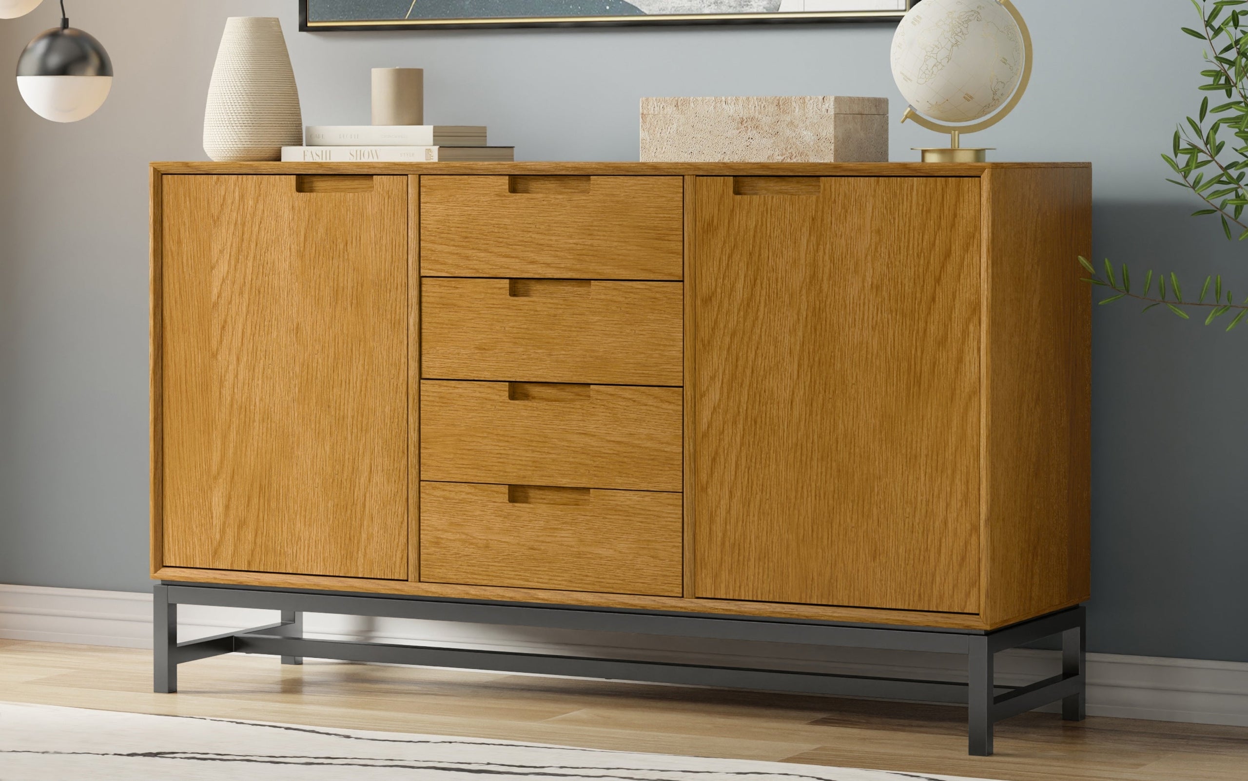 Oak Veneer Oak | Banting Buffet in Oak