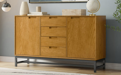 Oak Veneer Oak | Banting Buffet in Oak