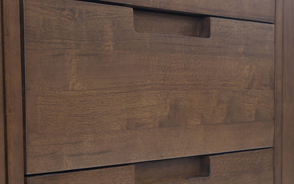 Walnut Brown Walnut | Banting Mid Century Sideboard with Centre Drawers