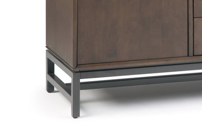 Walnut Brown Walnut | Banting Mid Century Sideboard with Centre Drawers