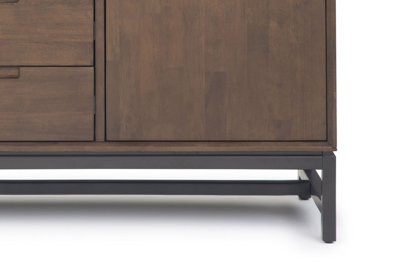 Walnut Brown Walnut | Banting Mid Century Sideboard with Centre Drawers