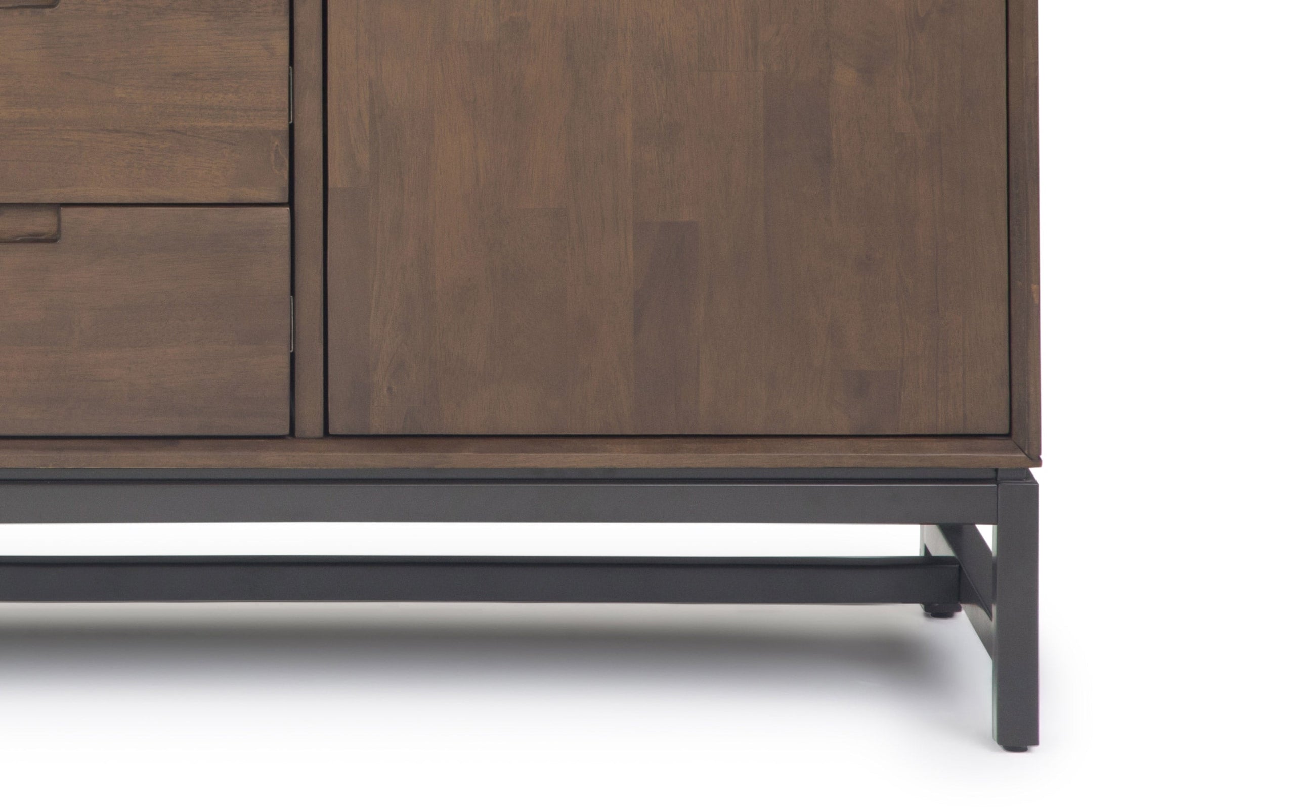 Walnut Brown Walnut | Banting Mid Century Sideboard with Centre Drawers