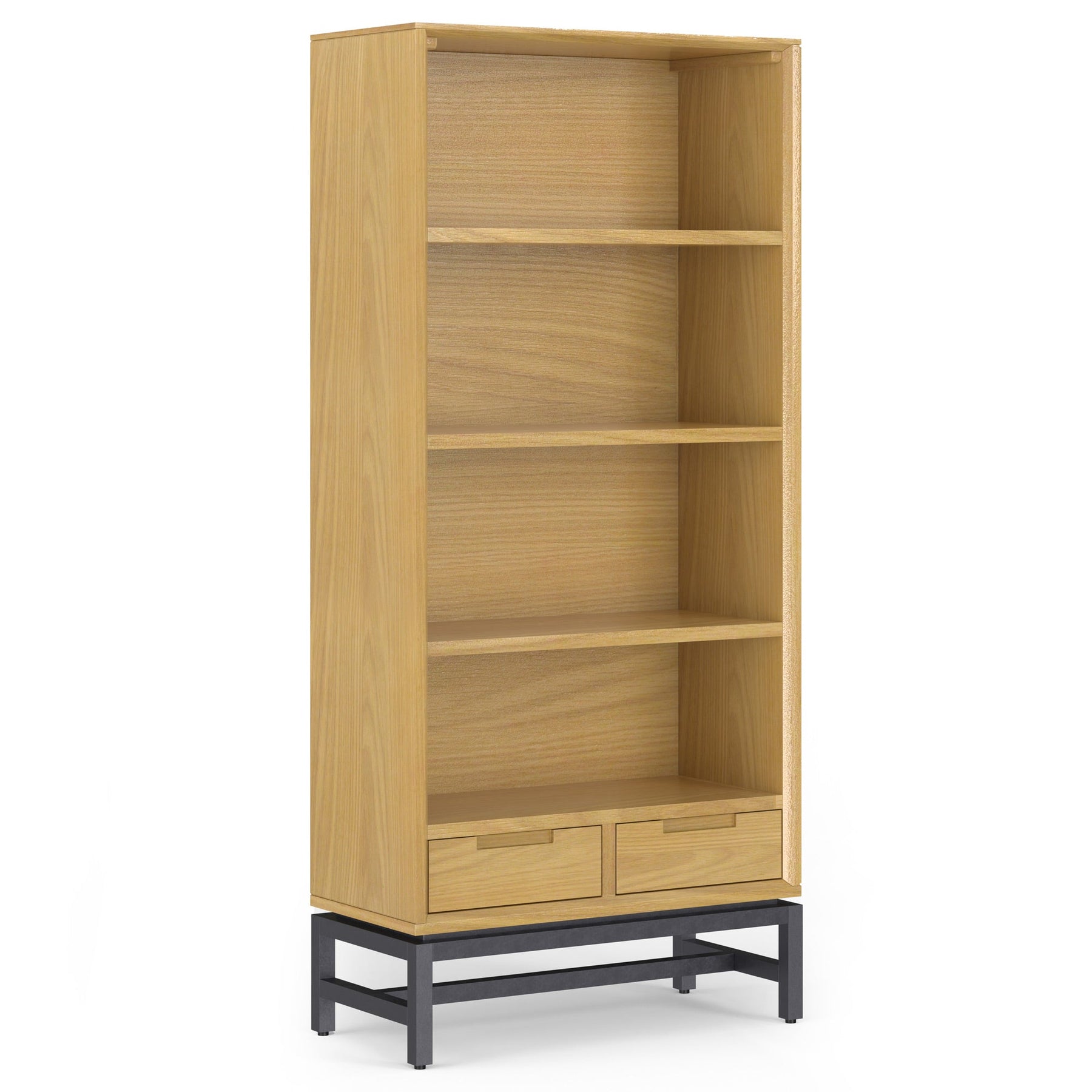 Oak Solid Wood - Oak Veneer | Banting Bookcase| Banting Bookcase