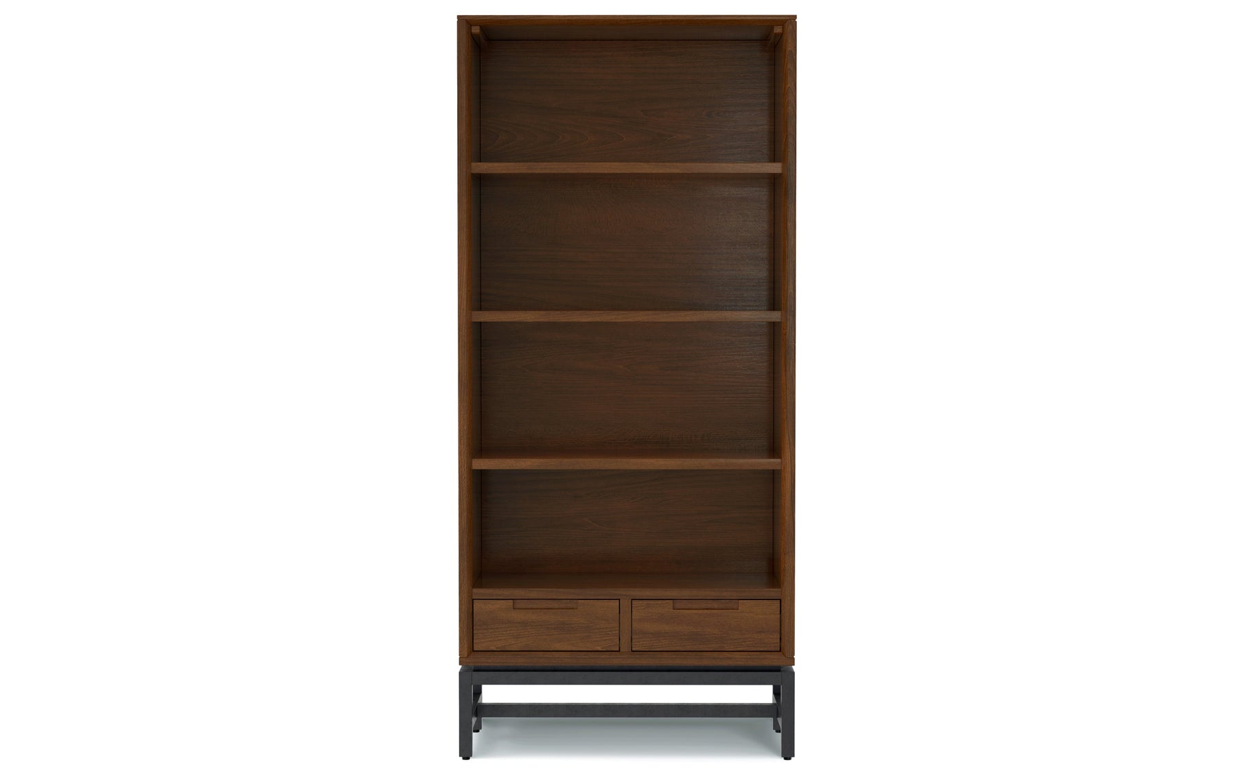 Walnut Solid Wood - Walnut Veneer | Banting Bookcase| Banting Bookcase