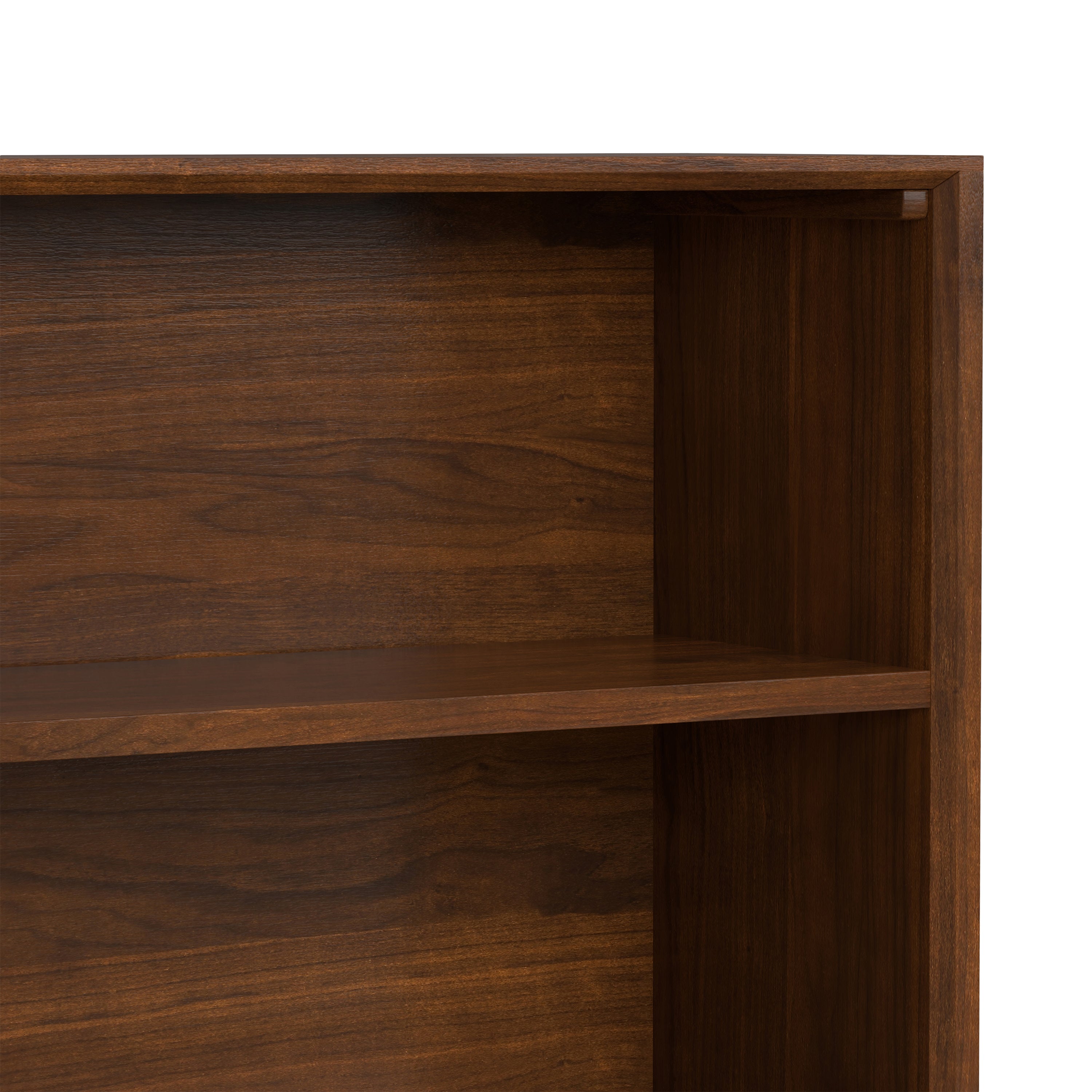 Walnut Veneer Mid Century Modern Bookcase | Banting Bookcase