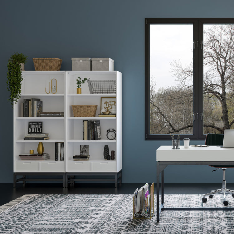 White Rubberwood | Banting Bookcase