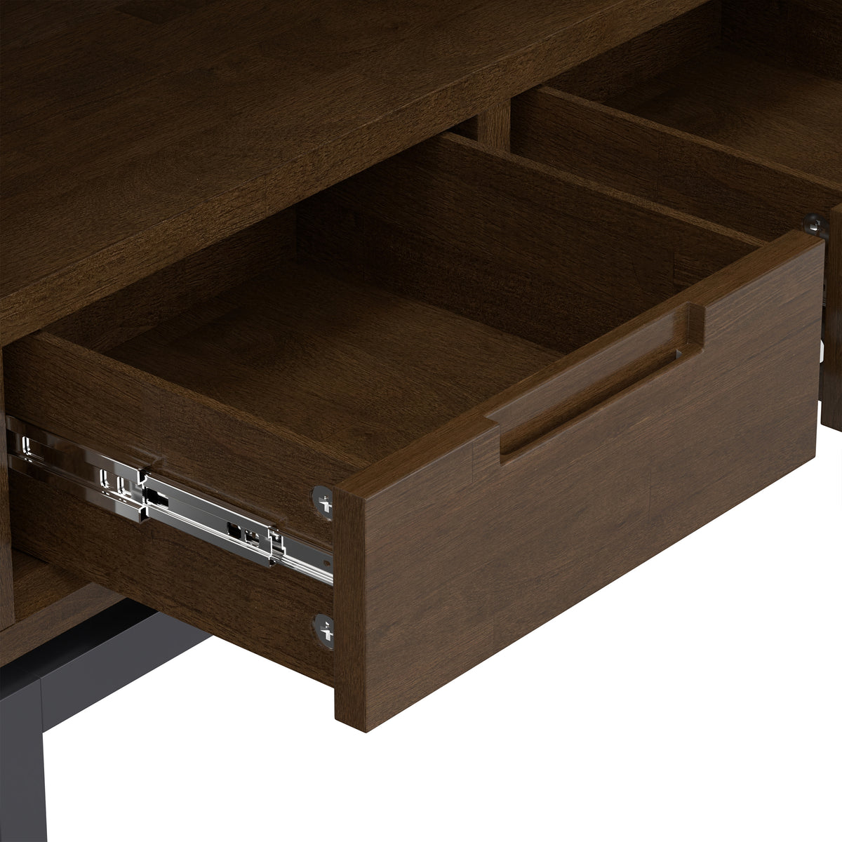 Walnut Brown Rubberwood | Banting Bookcase in Rubberwood