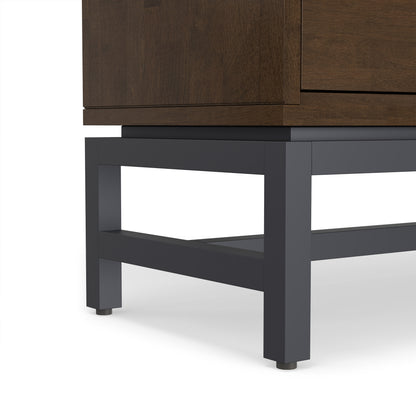 Walnut Brown Rubberwood | Banting Bookcase in Rubberwood