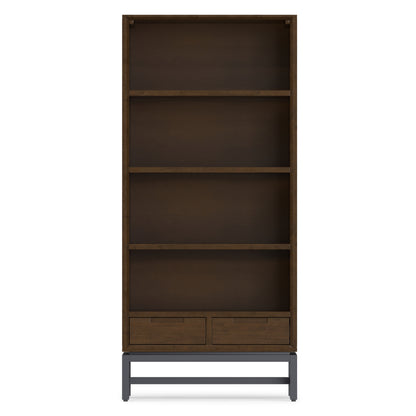 Walnut Brown Rubberwood | Banting Bookcase in Rubberwood