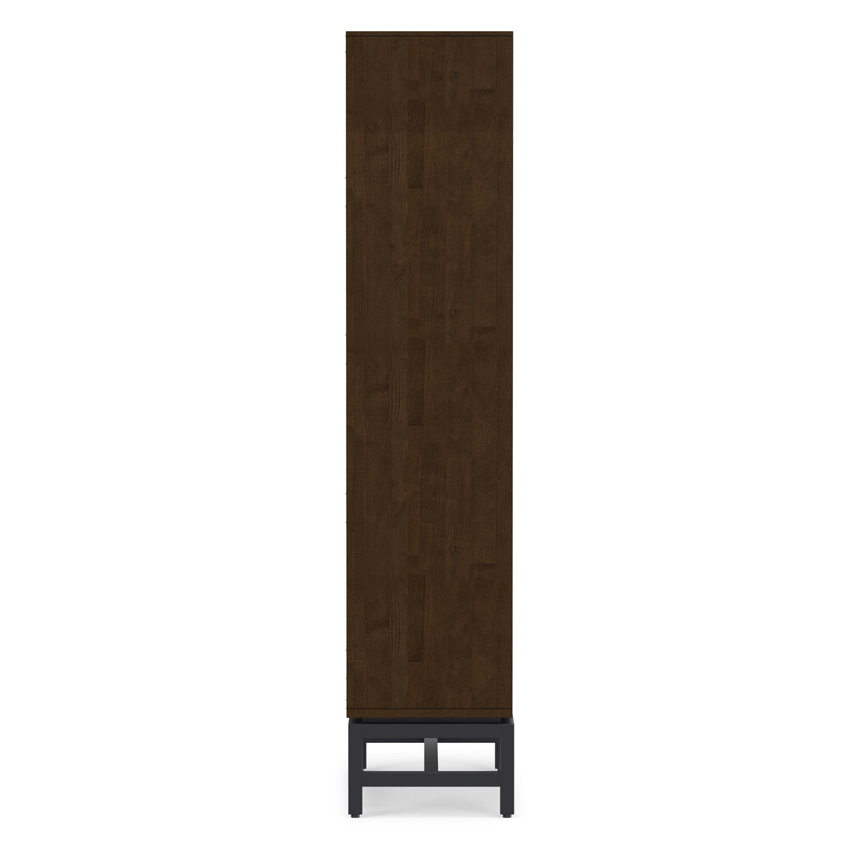 Walnut Brown Rubberwood | Banting Bookcase in Rubberwood