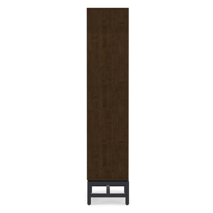 Walnut Brown Rubberwood | Banting Bookcase in Rubberwood
