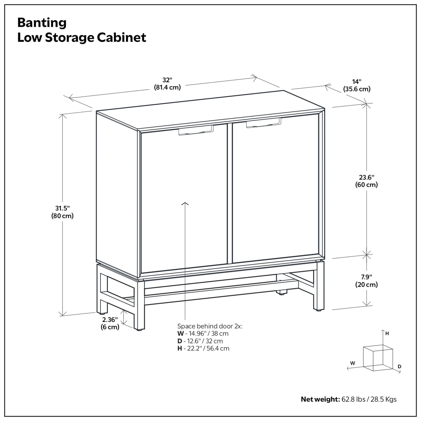 Banting Low Storage Cabinet