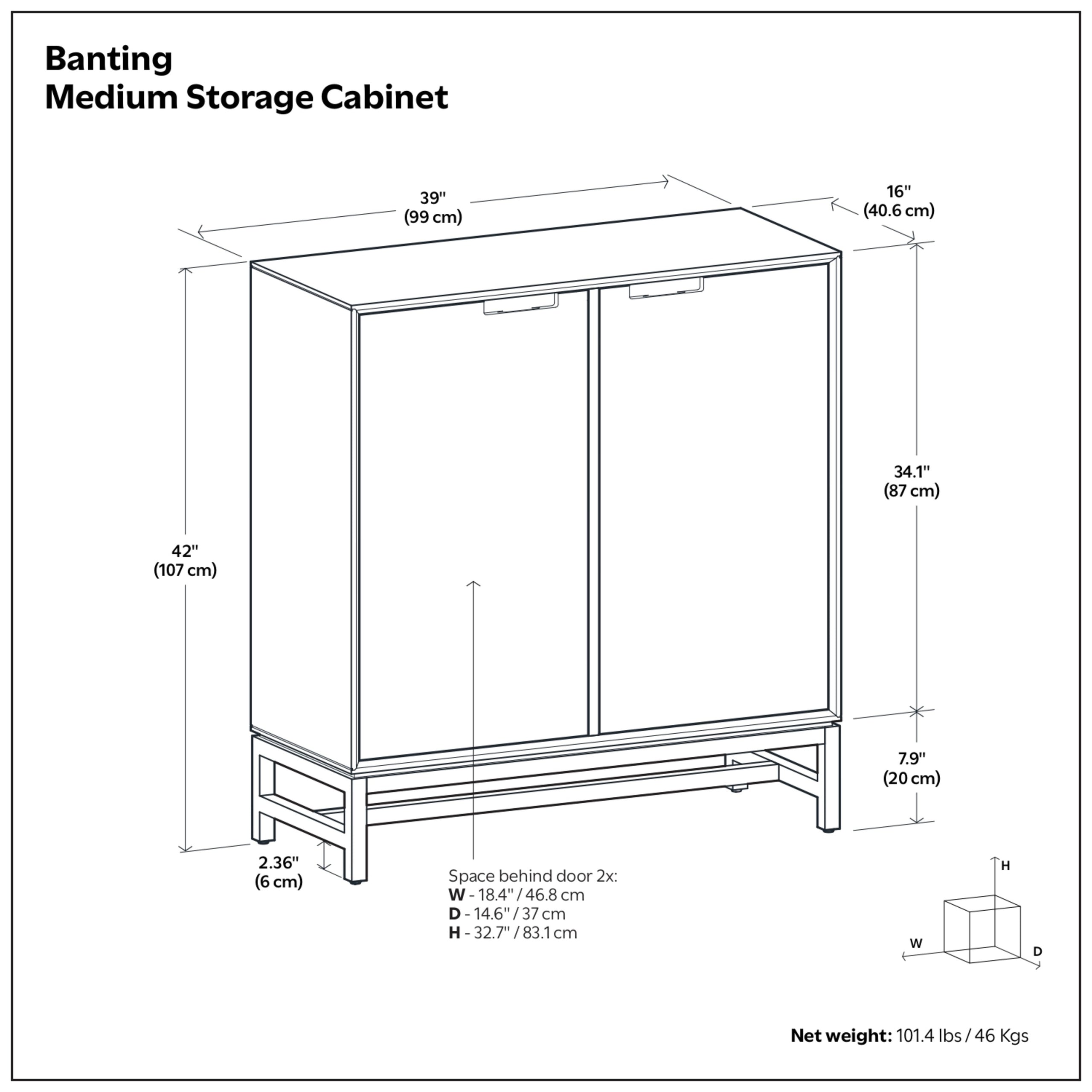 Banting Medium Storage Cabinet