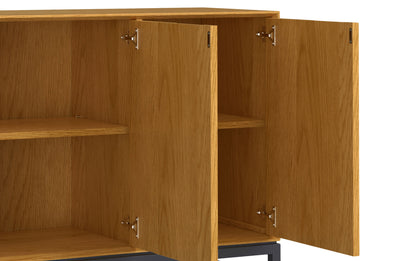 Natural Oak | Banting 3 Door Sideboard Buffet