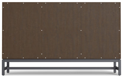 Walnut Brown | Banting 3 Door Sideboard Buffet