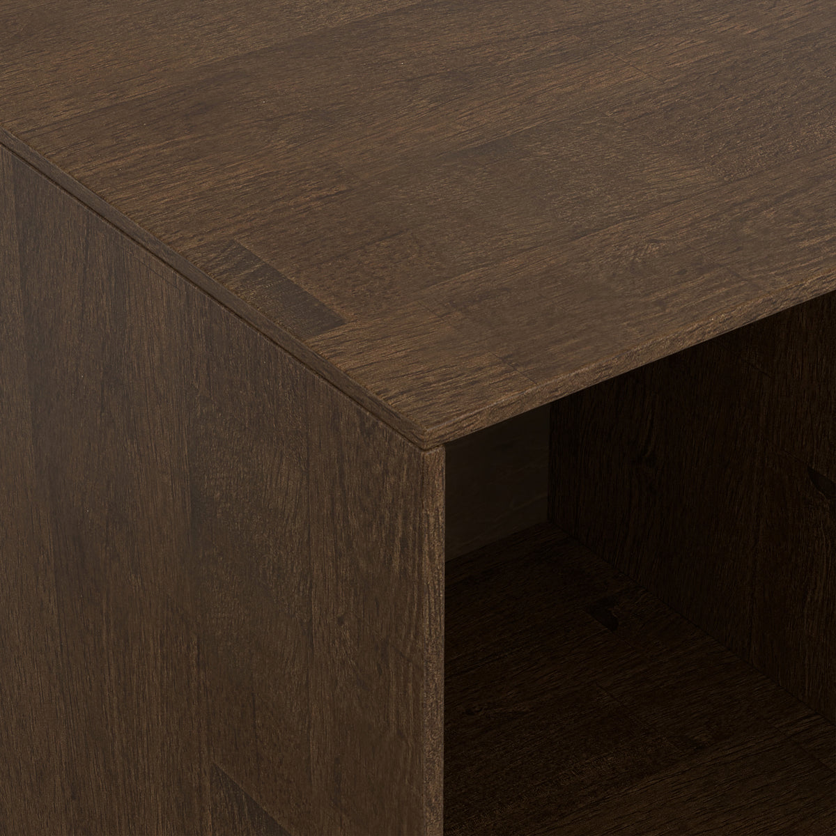 Walnut Brown | Banting 9 Cube Bookcase with Drawers