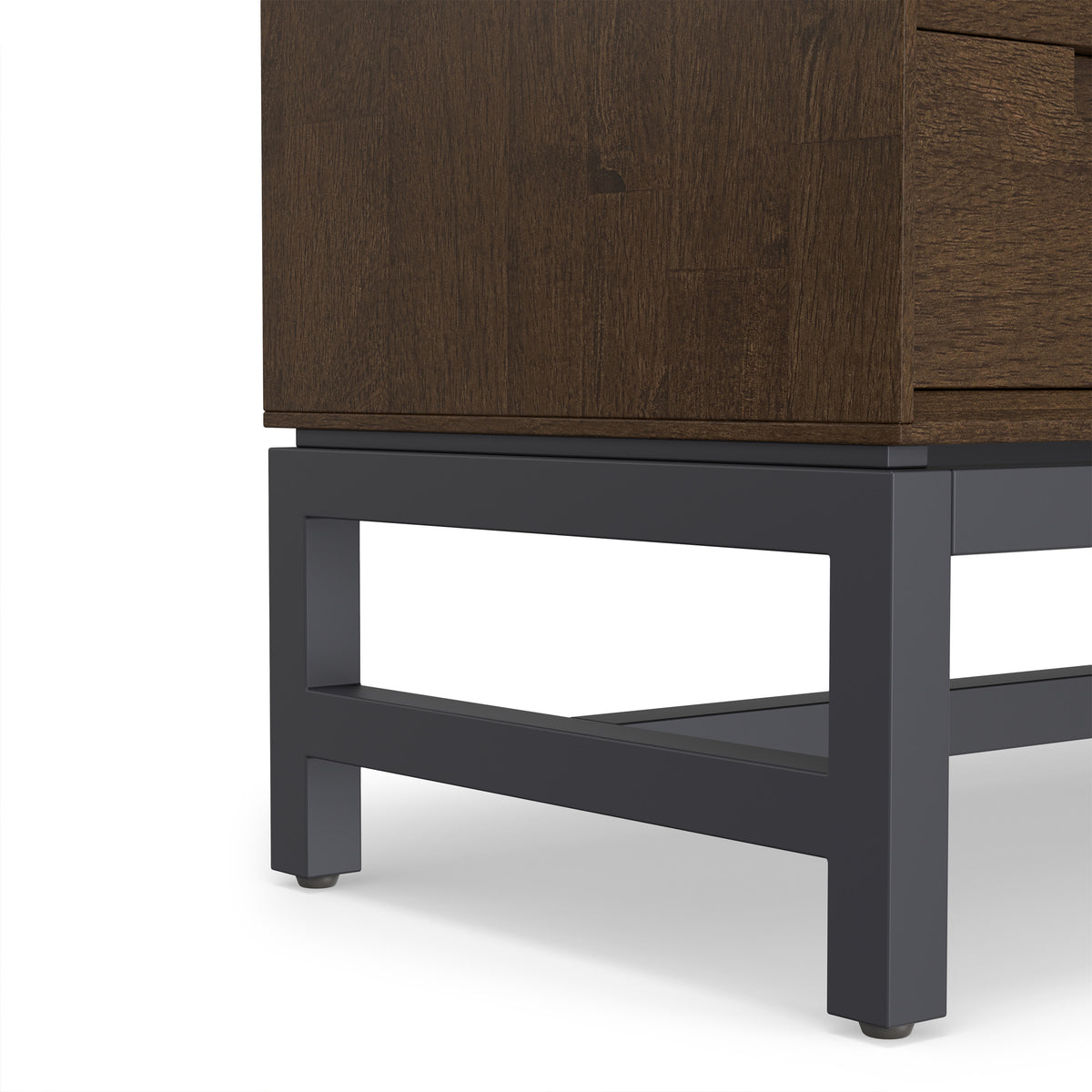 Walnut Brown | Banting 9 Cube Bookcase with Drawers