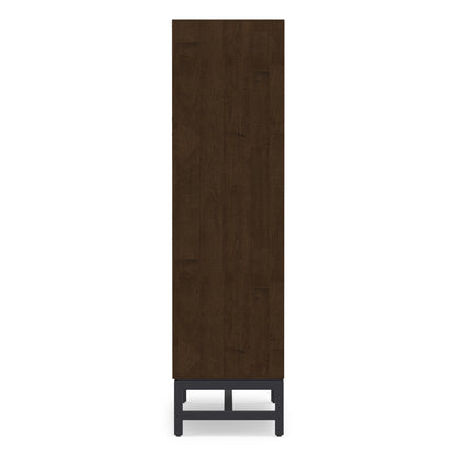 Walnut Brown | Banting 9 Cube Bookcase with Drawers