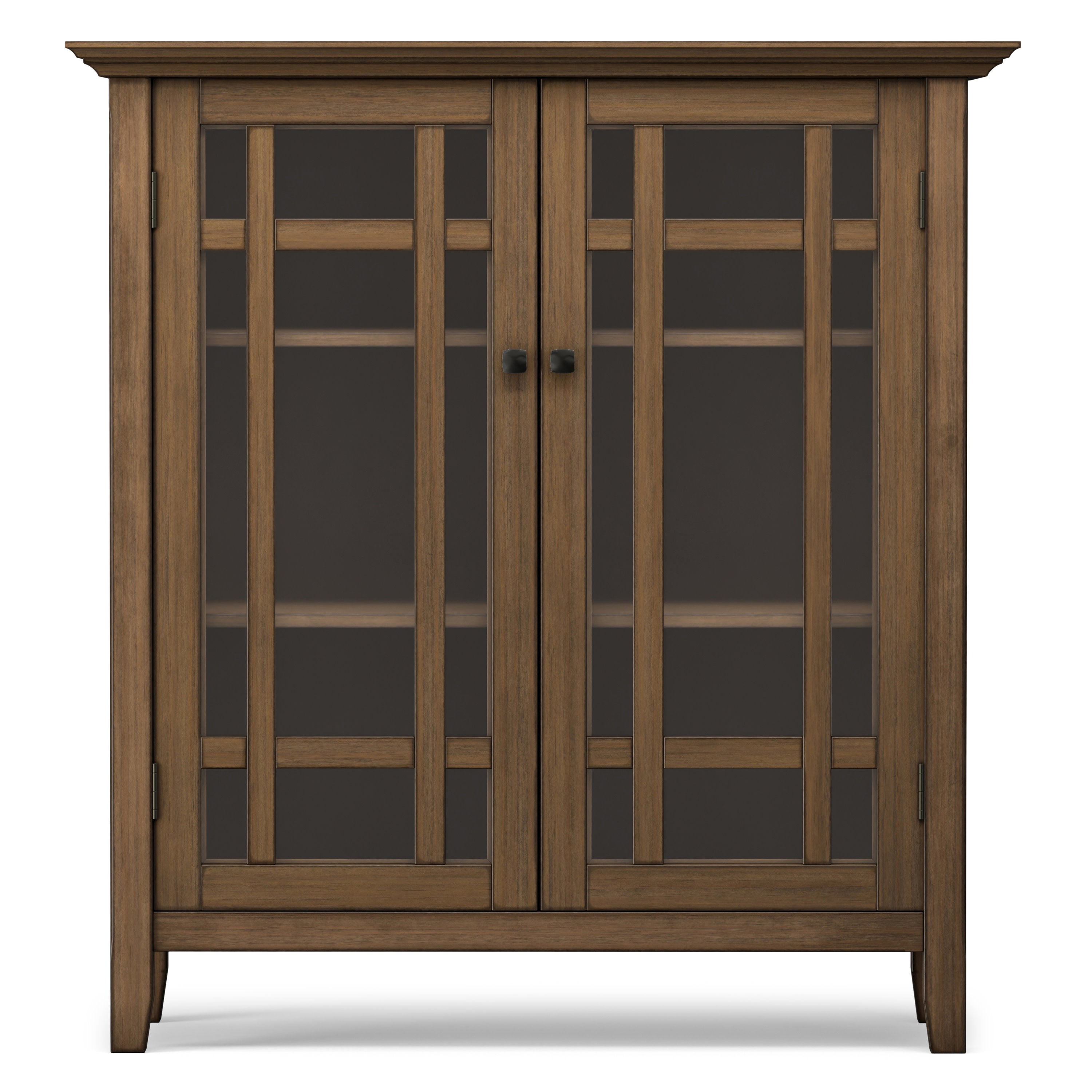 Solid Wood Storage Cabinet | Bedford Medium Cabinet – Simpli Home