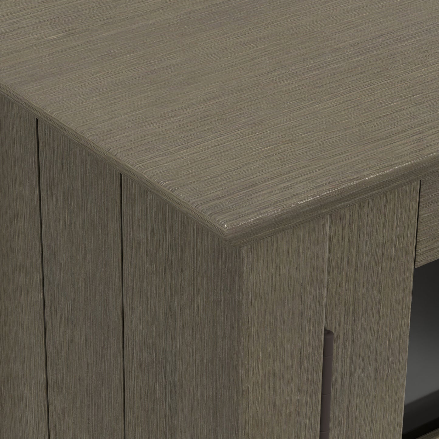 Farmhouse Grey | Bedford Low Storage Media Cabinet